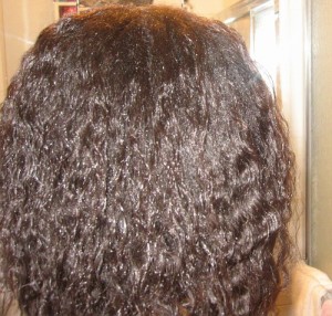 braid out on transitioning hair