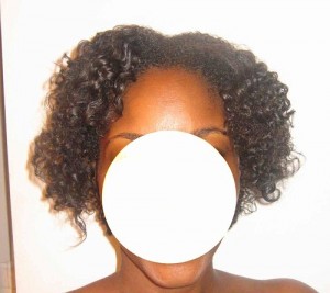 transition from relaxed to natural hair - braid out