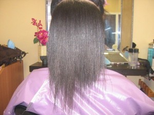 keratin treatment on natural hair