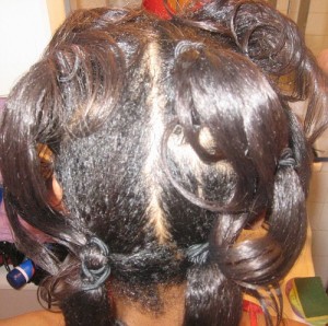 ponytail roller set