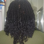 Kinky twist - protective hairstyle for transitioning hair