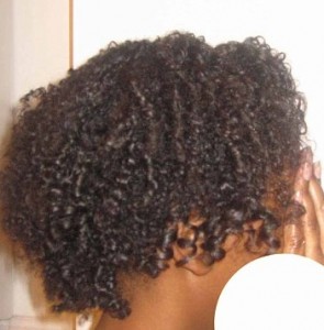 flat twist out on transitioning hair