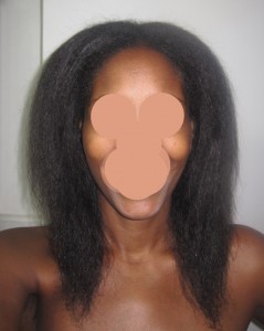 trimmed hair - Splitender on natural hair