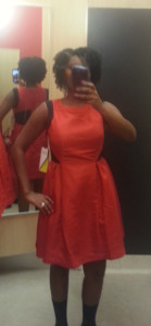 Prabal Gurung for Target collection Red Apple dress with full skirt